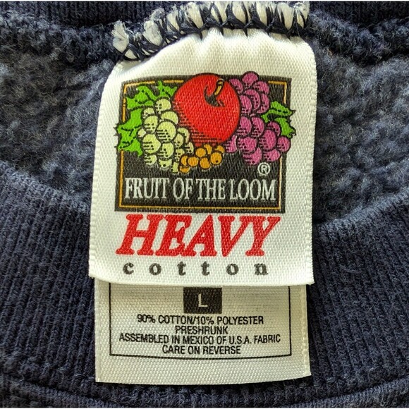 Vintage Titanic Film Crew Mexico 1997 Large Sweatshirt Movie Blue Ship Rare - Picture 6 of 8